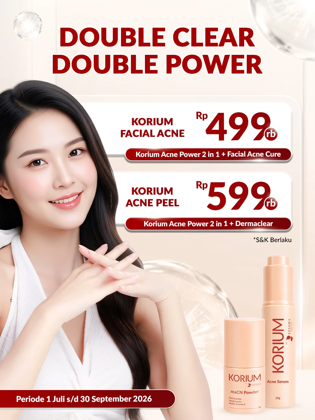 Double Clear Care untuk Kulit Lebih Bersih Terawat
