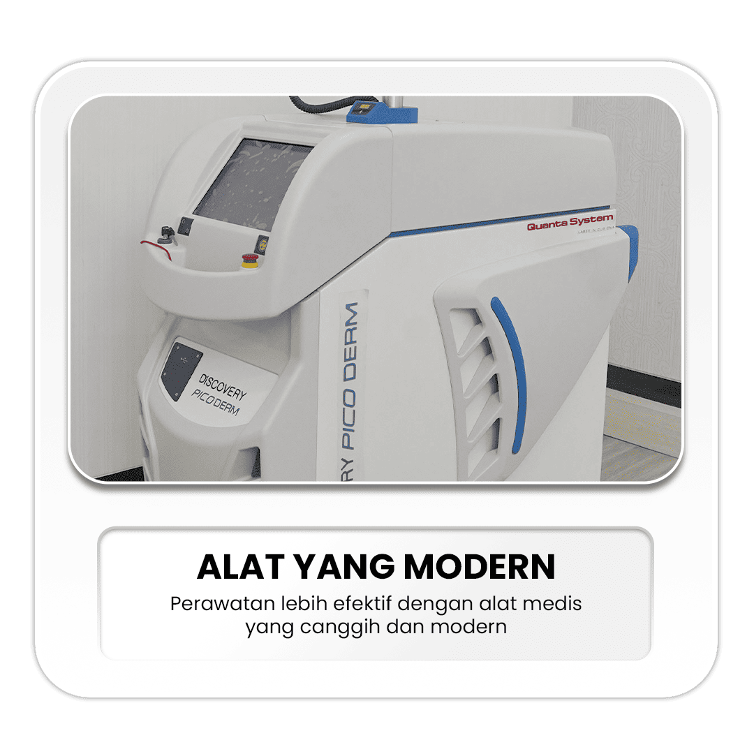 Alat yang Modern  Perawatan lebih efektif dengan alat medis yang canggih dan modern.